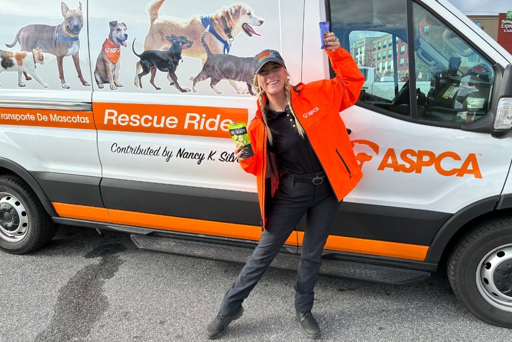 Haley Herman, ASPCA's senior manager of animal relocation