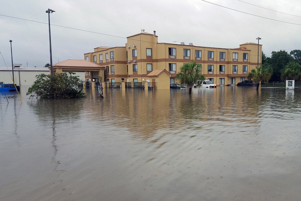 Flooding—Sara’s neighborhood.