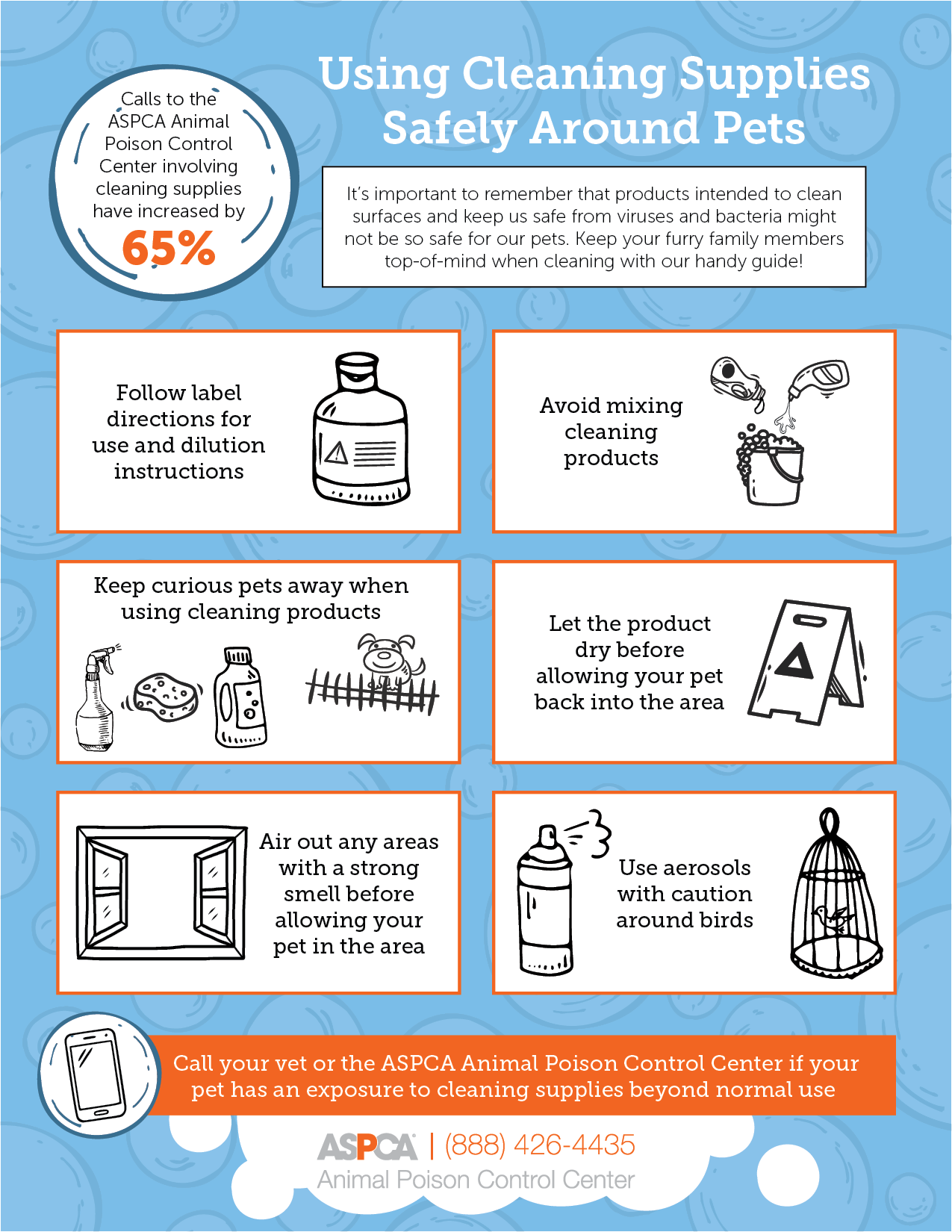 APCC Cleaning safety graphic