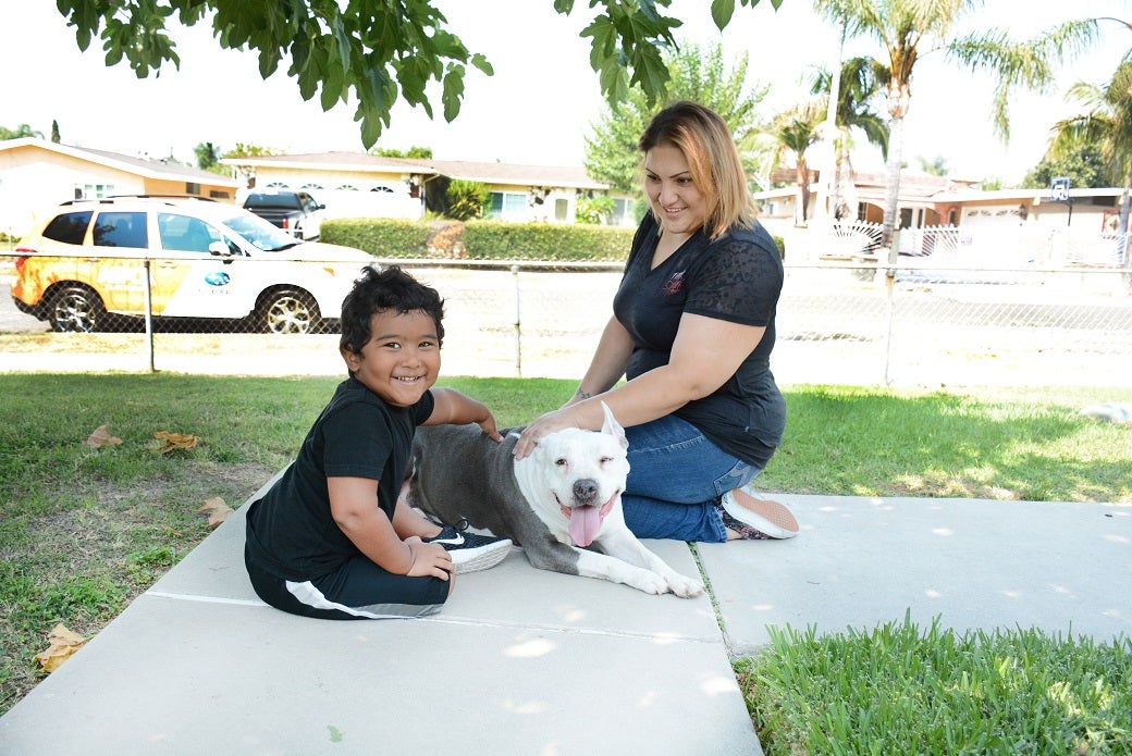 The Safety Net team helped keep Bebé together with her loving family.