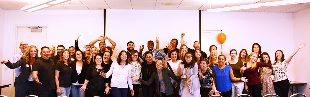 The ASPCA L.A. team celebrates their three major milestones. 