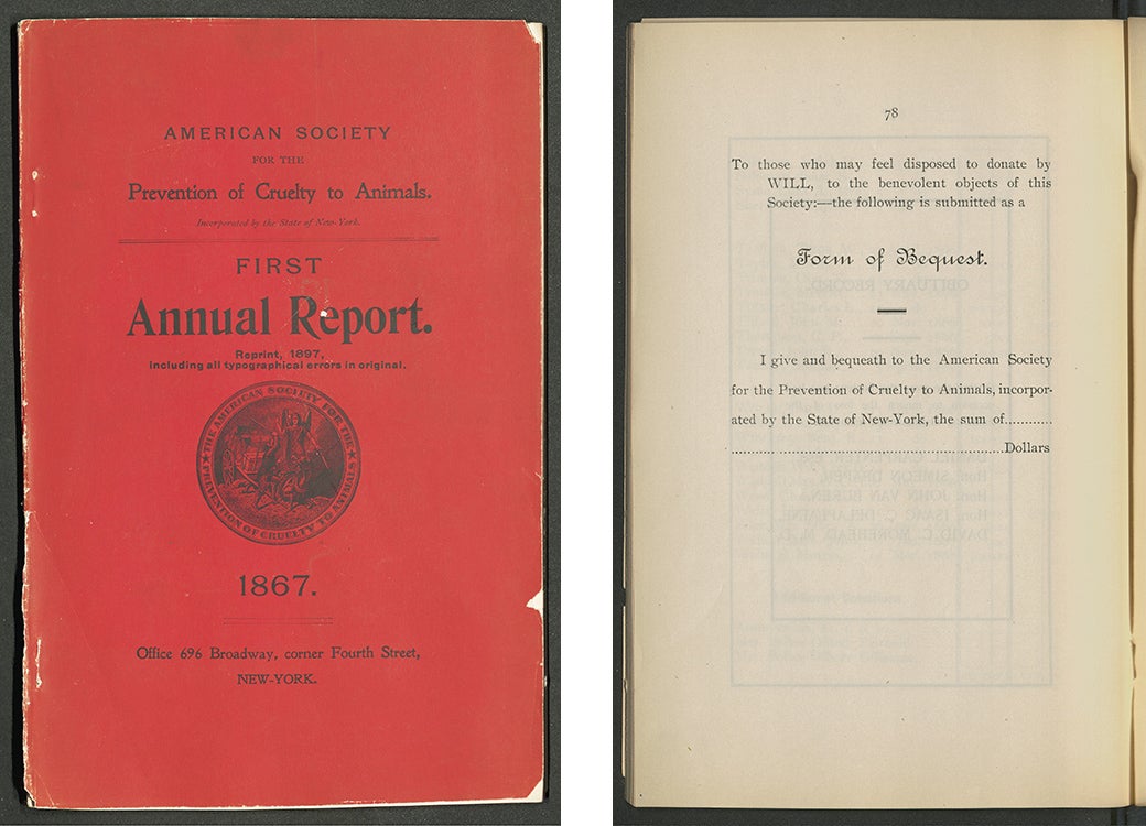 First ASPCA Annual Report