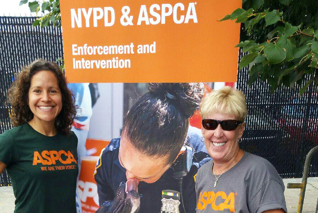 Allison Cardona and Ann Marie Connell in Bronx precinct 44