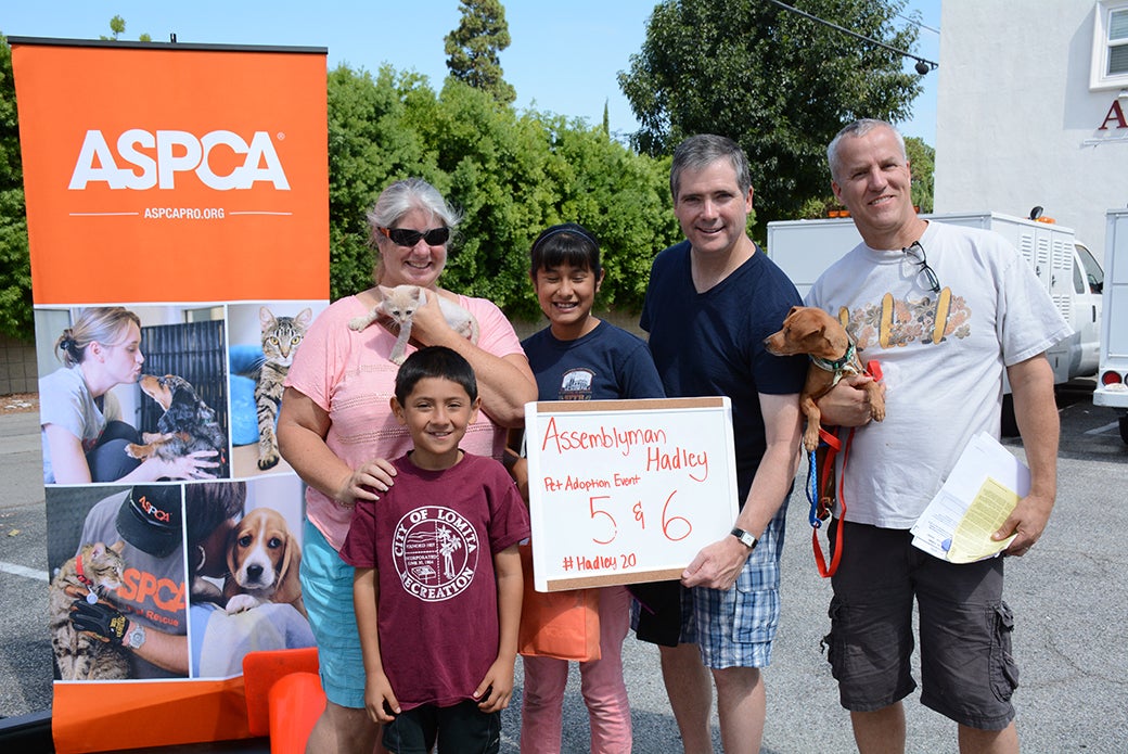 Aspca Events ASPCA and California Assemblyman Host Donation Drive and Adoption Event ...