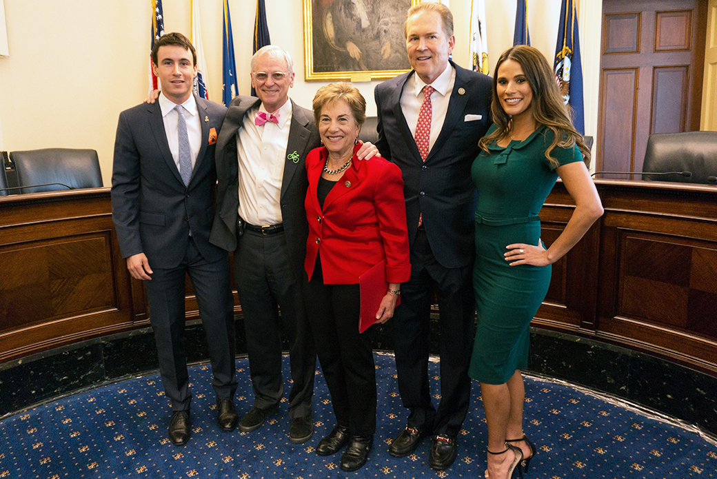 Huw Collins, Rep. Blumenauer, Rep. Schakowsky, Rep. Buchanan, Bonnie-Jill Laflin.