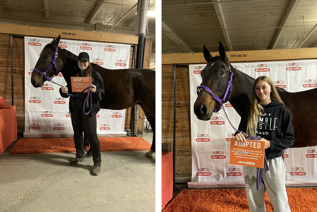 Guy and his adopter Luna