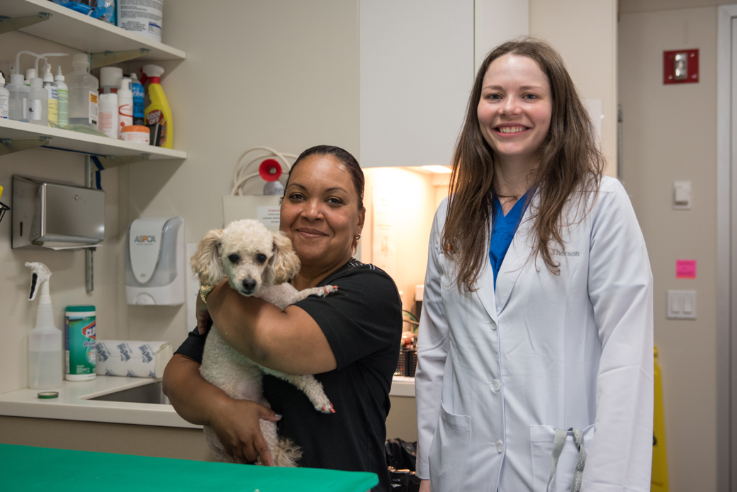 Jeanette, Charlotte and Dr. Thorson. 