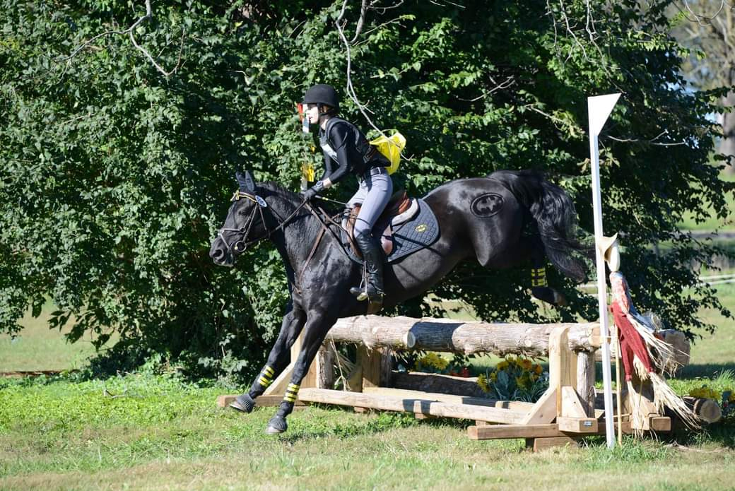 Danielle and Ivie jumping