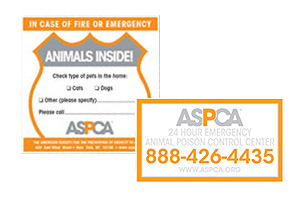 Amostras ASPCA - Iman para informação do Animal de estimação - Magnet-sticker