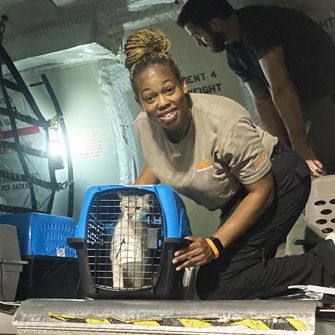 ASPCA Assists in the Evacuation of Homeless Animals in the Path of Hurricane Ian